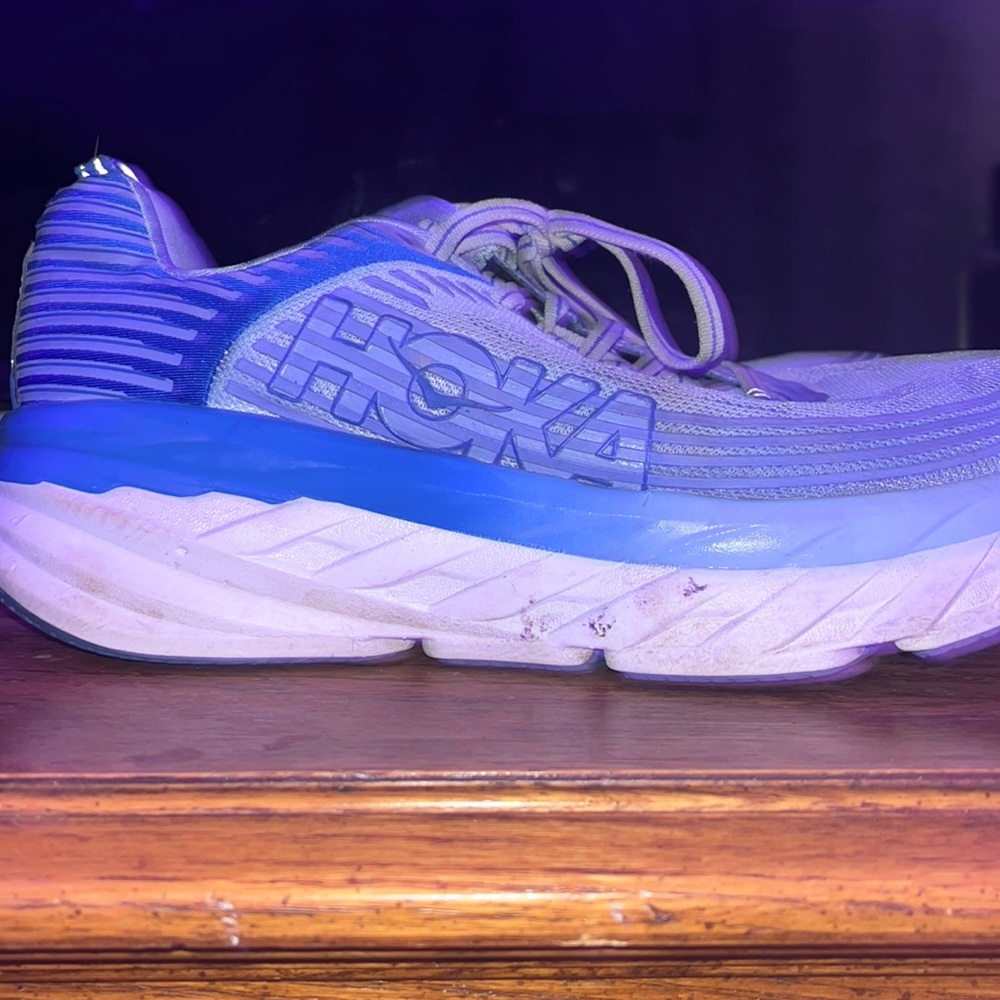 Hoka shoes!! They have some wear to them!